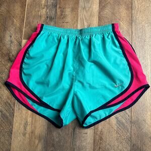 Nike Shorts Women's‎ Size Small Blue Pink Athletic Training Running Fitness 3355